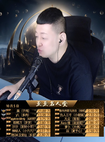 国庆期间停播主播太多，大森表示没新闻