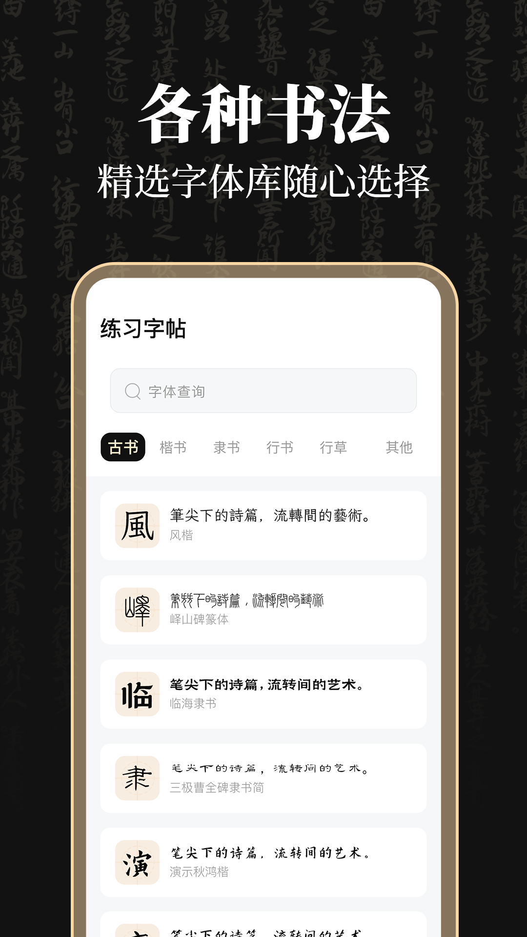 钢笔365掌上字帖截图
