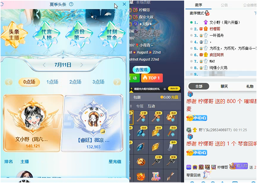 神豪豪刷挂机文小野,力磕微凉、徐梦尧!