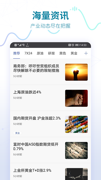 同花顺期货通截图
