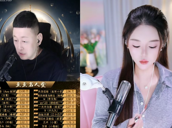 众多主播通关大森统计的神豪榜单了解神豪