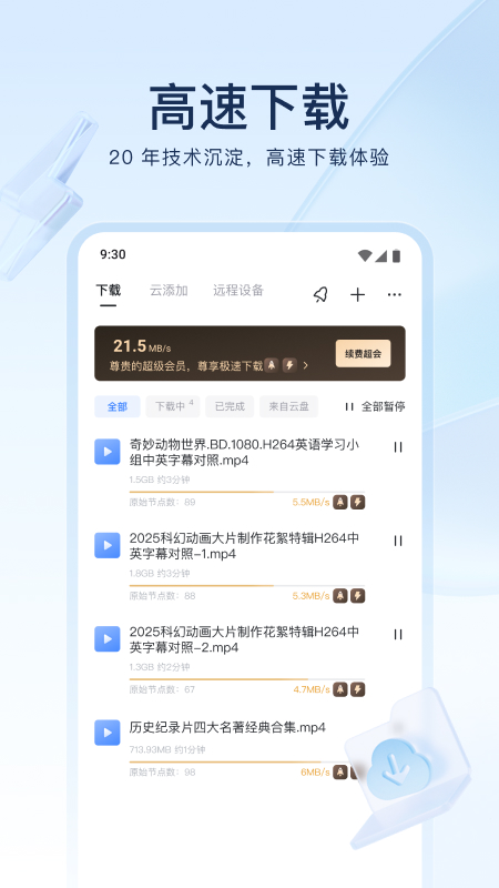 迅雷电脑版截图