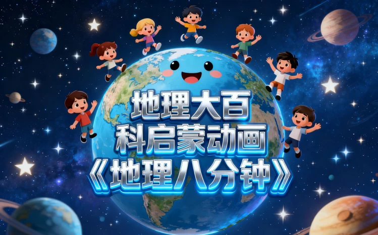 地理大百科启蒙动画《地理八分钟》
