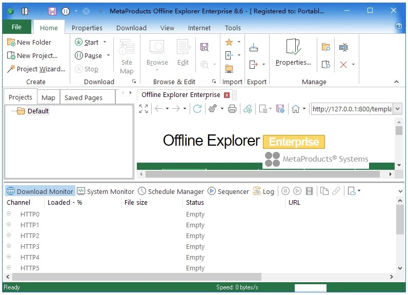 Offline Explorer Enterprise 离线浏览工具 v8.8.0.5016 便携版 Offline Explorer Enterprise 离线浏览工具 v8.8.0.5016 便携版