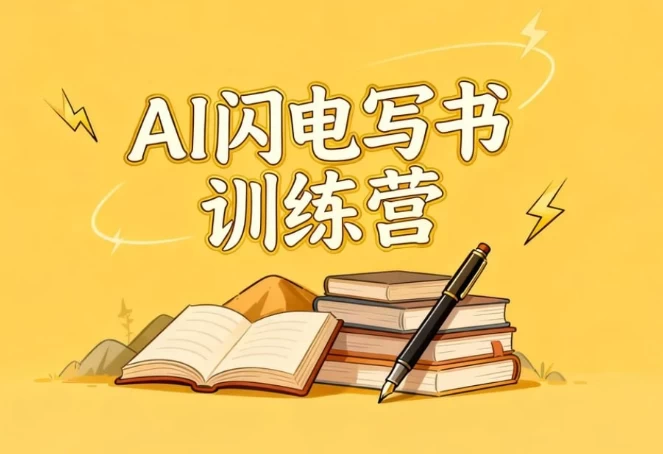 AI闪电写书训练营