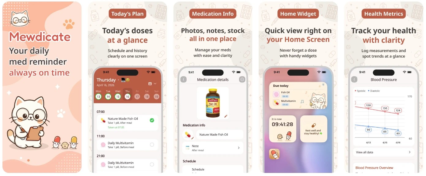 Mewdicate 吃药提醒 v2.4.1 解锁高级版