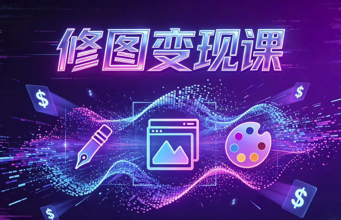修图变现课 10秒修出高点赞照片