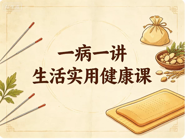 一病一讲生活实用健康课