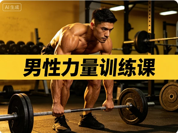 男性力量训练课