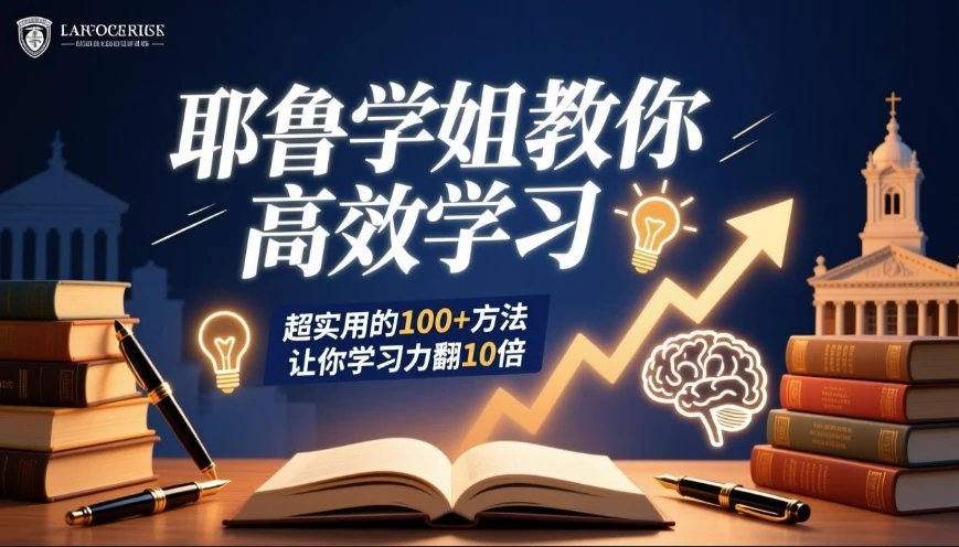 耶鲁学姐教你高效学习：超实用的100 方法让你学习力翻10倍
