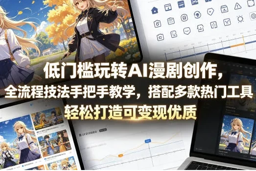 低门槛玩转AI漫剧创作，全流程技法教学