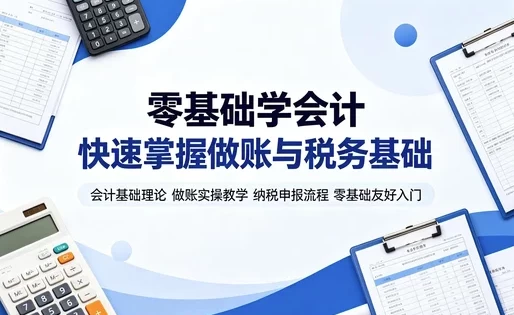 会计基础与实操全攻略 从概念到纳税申报系统教学
