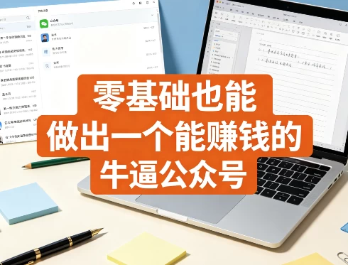 零基础也能做出一个能赚钱的牛逼公众号