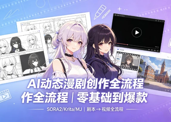 AI动态漫剧制作全流程教程