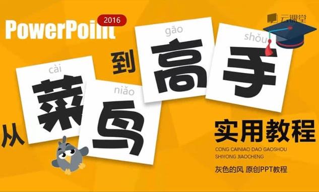 PPT从菜鸟到高手实用教程