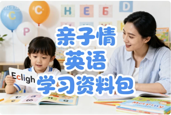 亲子情境英语学习资料包 (视频 音频 图片)